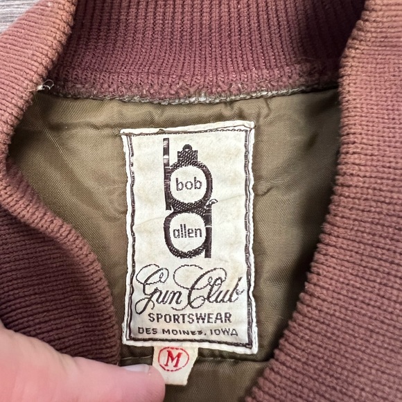Vintage 1950’s Bob Allen Gun Club Olive & Brown Hunting Jacket M - Picture 7 of 7